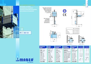 Ipari csörlők Maber MB C 500/120-T