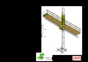Mászógépes munkaállványok Piat P 3000 S CE