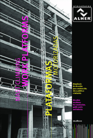 Mászógépes munkaállványok Elevadores Alher PM 210