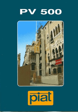 Ipari csörlők Piat PV 500