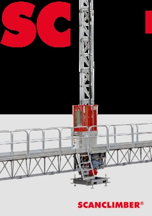 Mászógépes munkaállványok Scanclimber Luna SC3500L