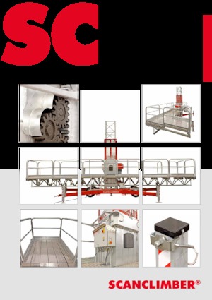 Mászógépes munkaállványok Scanclimber Taurus SC6000