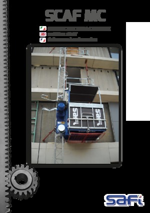 Ipari csörlők Safi SCAF MC/PC