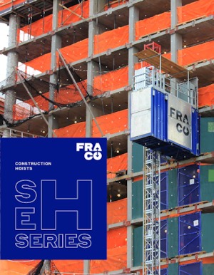 Mászógépes munkaállványok Fraco SEH 6000