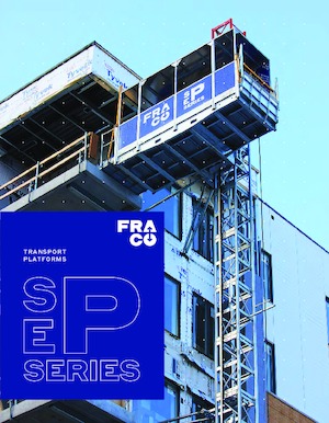 Mászógépes munkaállványok Fraco SEP 5000