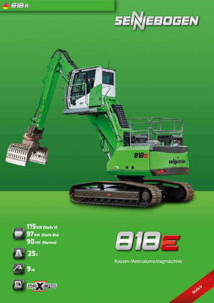 Anyagmozgató gépek Sennebogen 818R E 