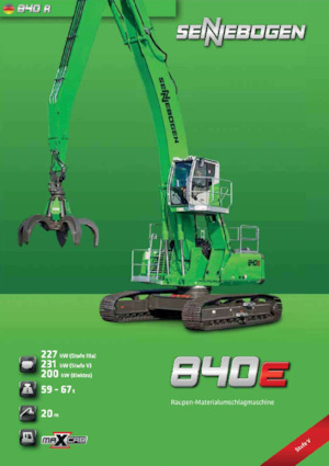 Anyagmozgató gépek Sennebogen 840R E 