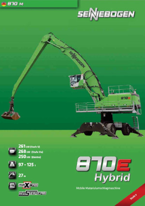 Anyagmozgató gépek Sennebogen 870M E Hybrid 