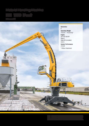 Anyagmozgató gépek Liebherr LH 110 C Gantry Port Litronic