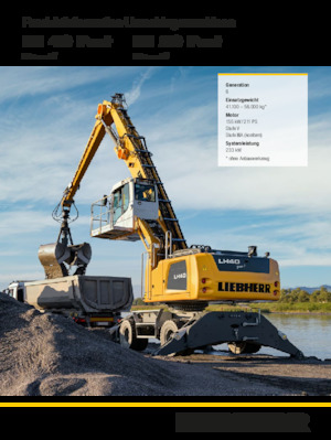 Anyagmozgató gépek Liebherr LH 50 C High Rise Port Litronic