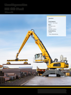 Anyagmozgató gépek Liebherr LH 80 M High Rise Port Litronic