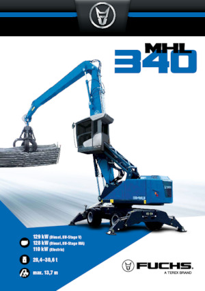 Anyagmozgató gépek Terex-Fuchs MHL340 F