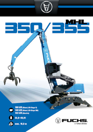 Anyagmozgató gépek Terex-Fuchs MHL350 F