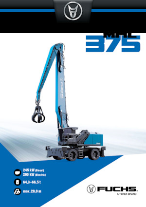 Anyagmozgató gépek Terex-Fuchs MHL375 F