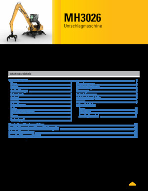 Anyagmozgató gépek Caterpillar MH3026