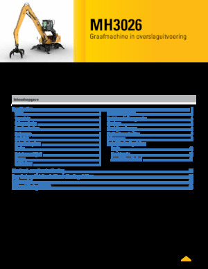 Anyagmozgató gépek Caterpillar MH3026