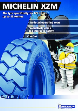 Anyagmozgató gép abroncsok Michelin XZM Indus 150/75 R 8 (=16x6-8)