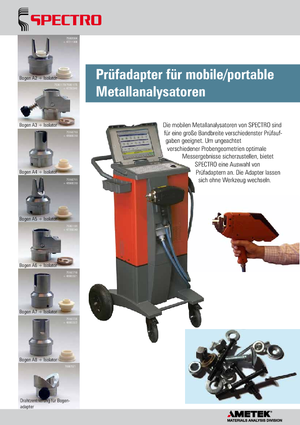 Fémanalizátorok Spectro SPECTRO iSORT