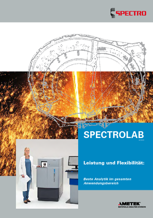 Fémanalizátorok Spectro SPECTROLAB