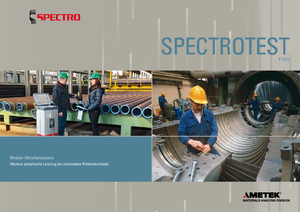 Fémanalizátorok Spectro SPECTROTEST