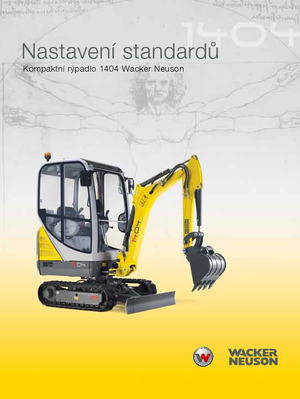 Minikotrók Wacker Neuson 1404
