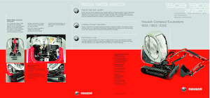 Minikotrók Neuson 1503