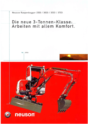 Minikotrók Neuson 2503