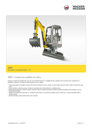 Minikotrók Neuson 28 Z 3