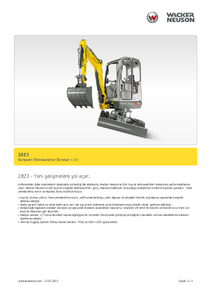 Minikotrók Neuson 28 Z 3