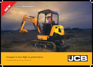 Minikotrók JCB 30 PLUS
