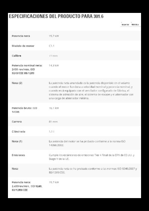 Minikotrók Caterpillar 301.6