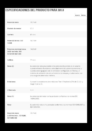 Minikotrók Caterpillar 301.8