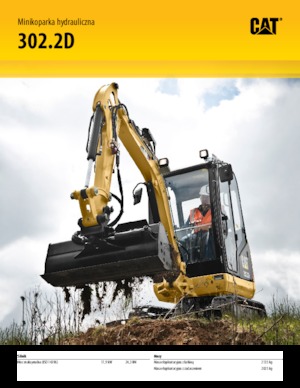 Minikotrók Caterpillar 302.2D
