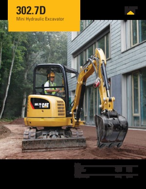 Minikotrók Caterpillar 302.7D