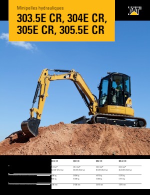 Minikotrók Caterpillar 303.5E CR