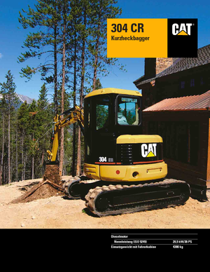 Minikotrók Caterpillar 304 C R