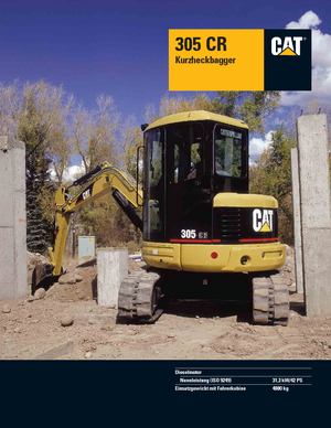 Minikotrók Caterpillar 305 C R
