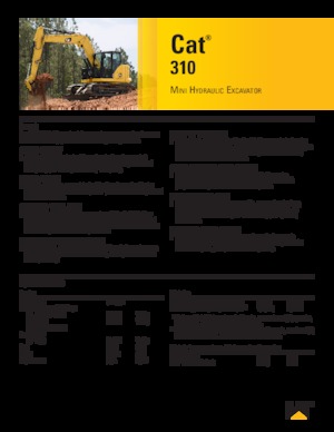Lánctalpas kotrók Caterpillar 310