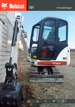 Minikotrók Bobcat 321 K