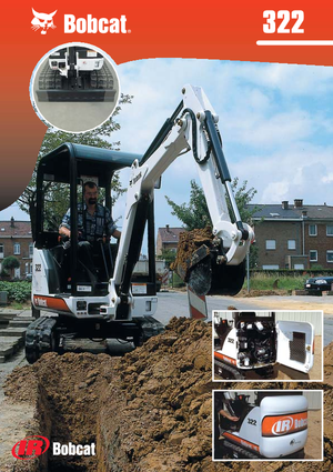 Minikotrók Bobcat 322 D