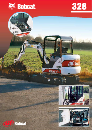 Minikotrók Bobcat 328 D