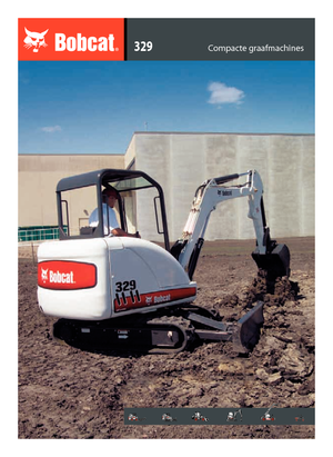 Minikotrók Bobcat 329