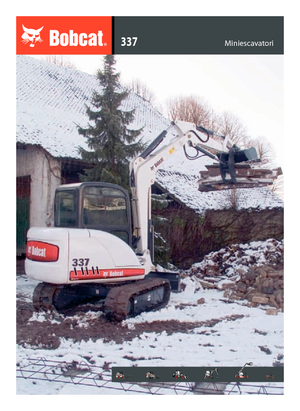 Minikotrók Bobcat 337 G
