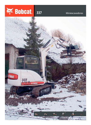 Minikotrók Bobcat 337 G