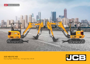 Minikotrók JCB 37C HD