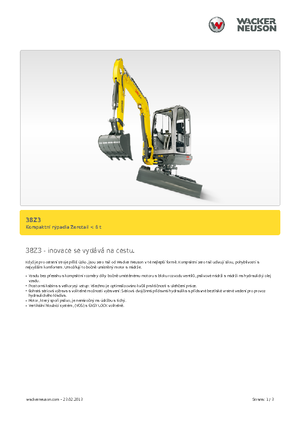 Minikotrók Wacker Neuson 38 Z 3