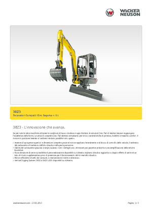 Minikotrók Wacker Neuson 38 Z 3
