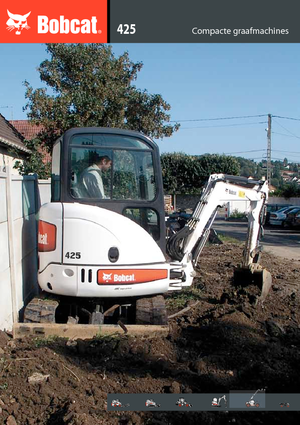 Minikotrók Bobcat 425