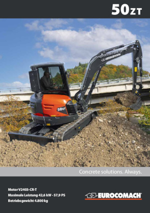 Minikotrók Eurocomach 50 ZT