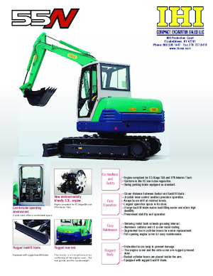 Minikotrók IHI 55N-3